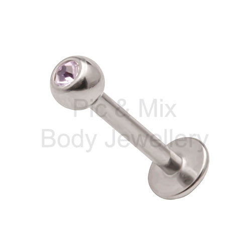 Labret bar - 1.2x3mm - Pic&Mix The Body Jewellery Shop