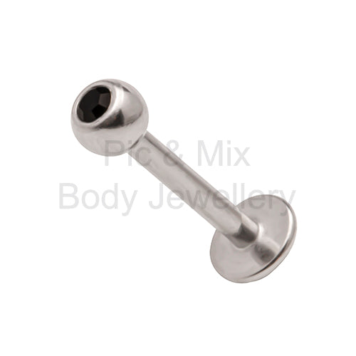 Labret bar - 1.2x3mm - Pic&Mix The Body Jewellery Shop