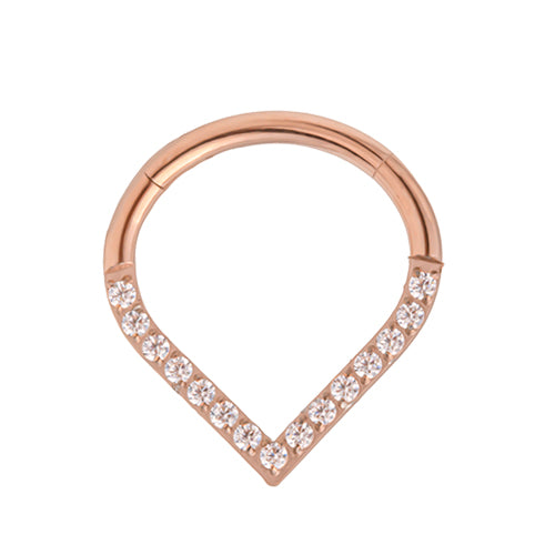 Titanium Septum/Daith Titanium hinged ring - Pic&Mix The Body Jewellery Shop