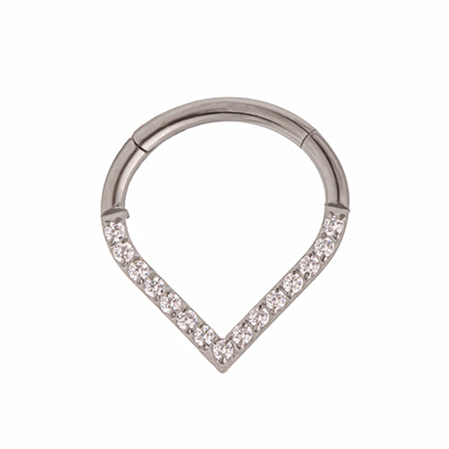 Titanium Septum/Daith Titanium hinged ring - Pic&Mix The Body Jewellery Shop