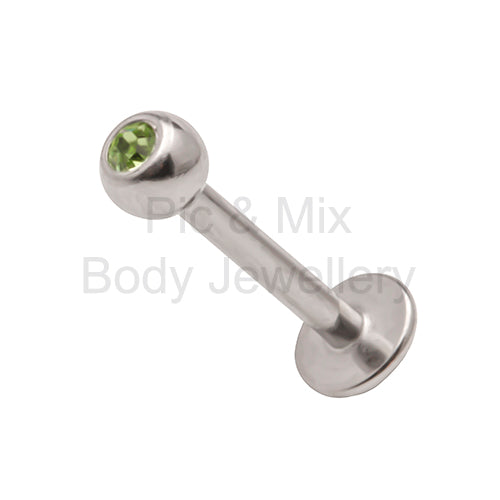 Labret bar - 1.2x3mm - Pic&Mix The Body Jewellery Shop
