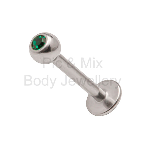 Labret bar - 1.2x3mm - Pic&Mix The Body Jewellery Shop