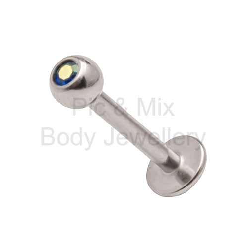 Labret bar - 1.2x3mm - Pic&Mix The Body Jewellery Shop
