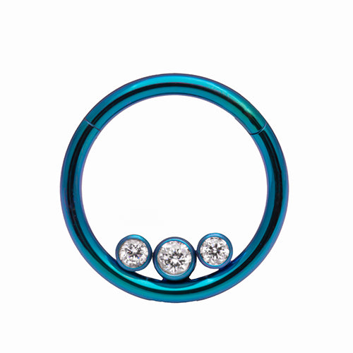 Hinged High Polish Septum or daith rings - Pic&Mix The Body Jewellery Shop