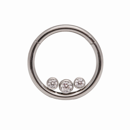 Hinged High Polish Septum or daith rings - Pic&Mix The Body Jewellery Shop