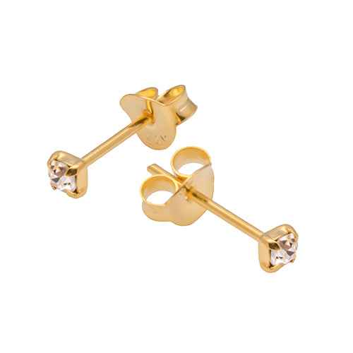 Classic Ball Stud Earrings – Rose Gold, Gold & Black Finish