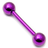 Nipple or tongue Bar Titanium 1.6x16mm Assorted colours - Pic&Mix The Body Jewellery Shop