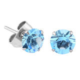 Surgical steel Cubic Zircon crystals