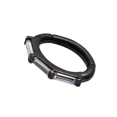 Steel Rook/Daith hinged ring  - 1.2x8mm