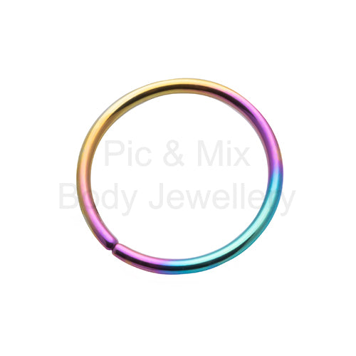 Nose ring - Titanium 0.8mm