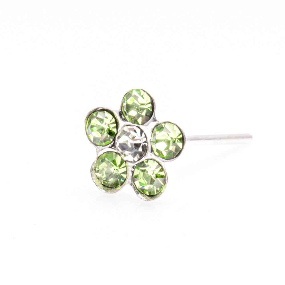 Sterling Silver flower nose studs