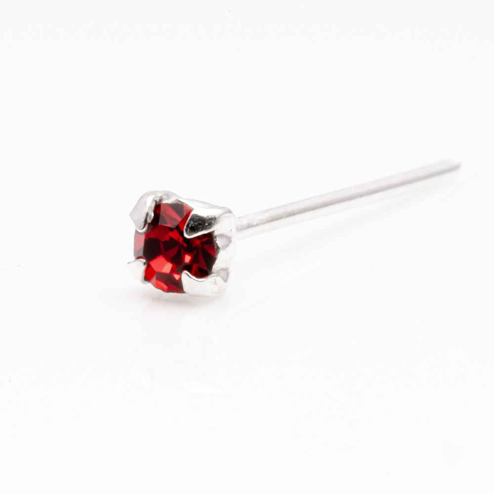Sterling Silver Square nose stud