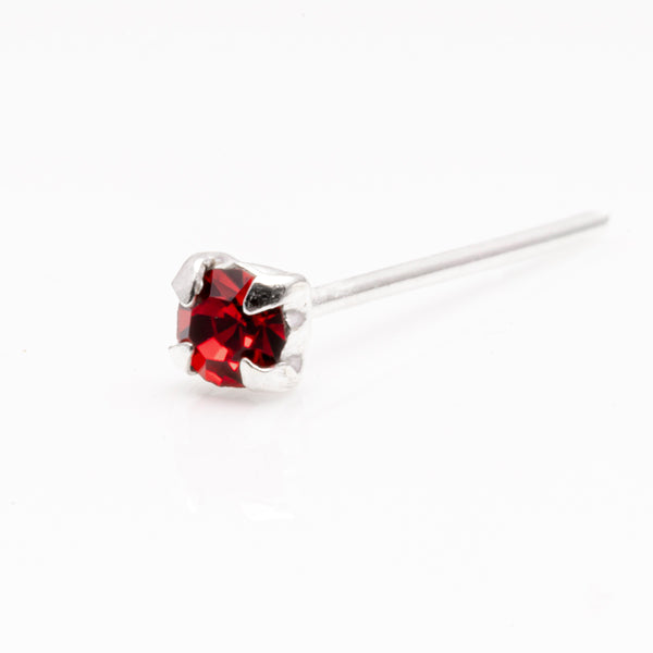 Sterling Silver Square nose stud