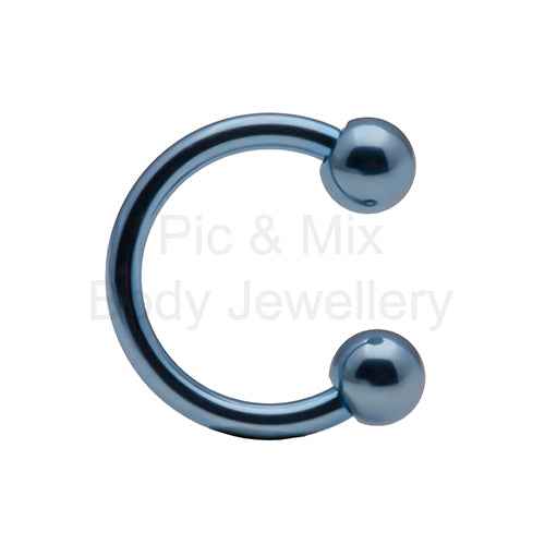 Titanium Circular Barbell - 1.2mm x 6-10mm