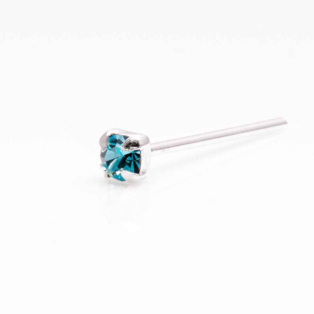 Sterling Silver Square nose stud