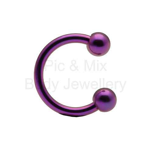 Titanium Circular Barbell - 1.2mm x 6-10mm