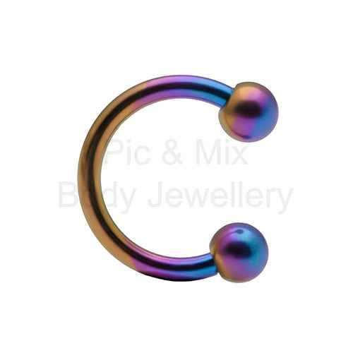 Titanium Circular Barbell - 1.2mm x 6-10mm