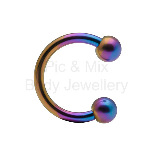 Titanium Circular Barbell - 1.2mm x 6-10mm