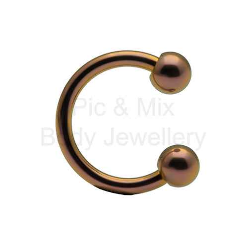 Titanium Circular Barbell - 1.2mm x 6-10mm