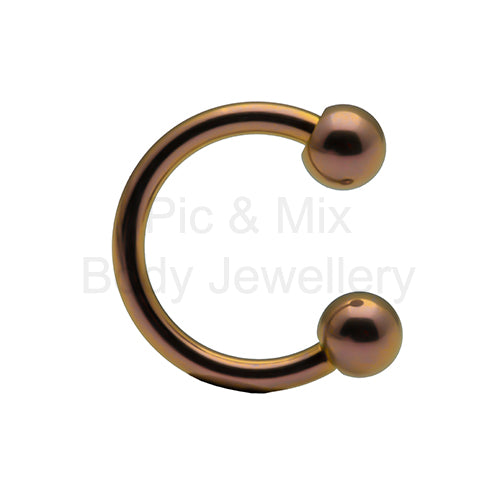 Titanium Circular Barbell - 1.2mm x 6-10mm