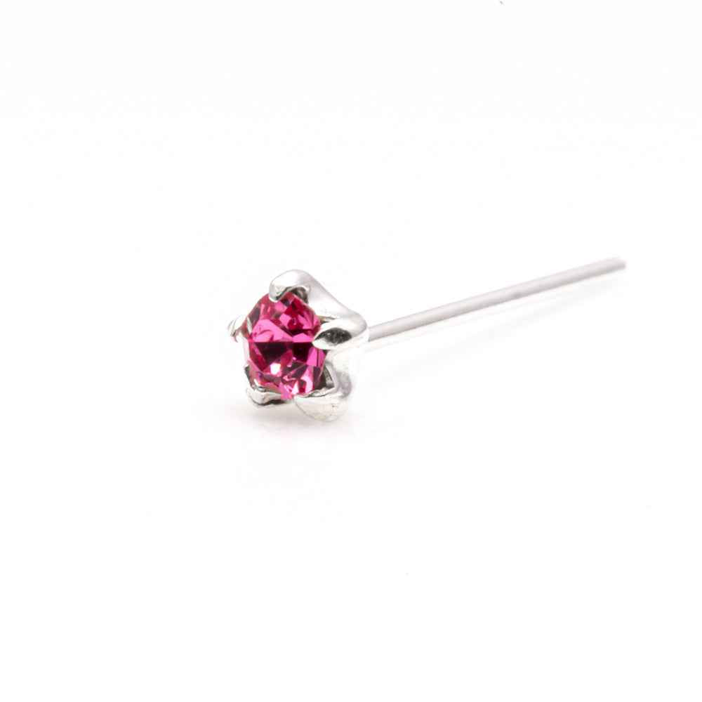 Sterling Silver Star nose stud