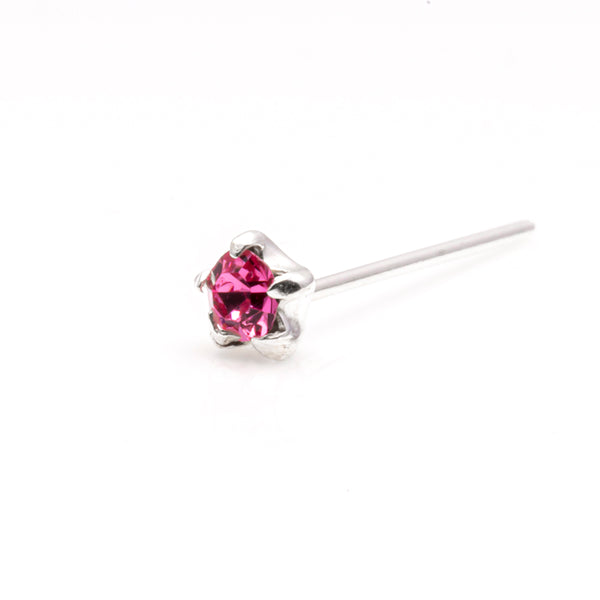 Sterling Silver Star nose stud
