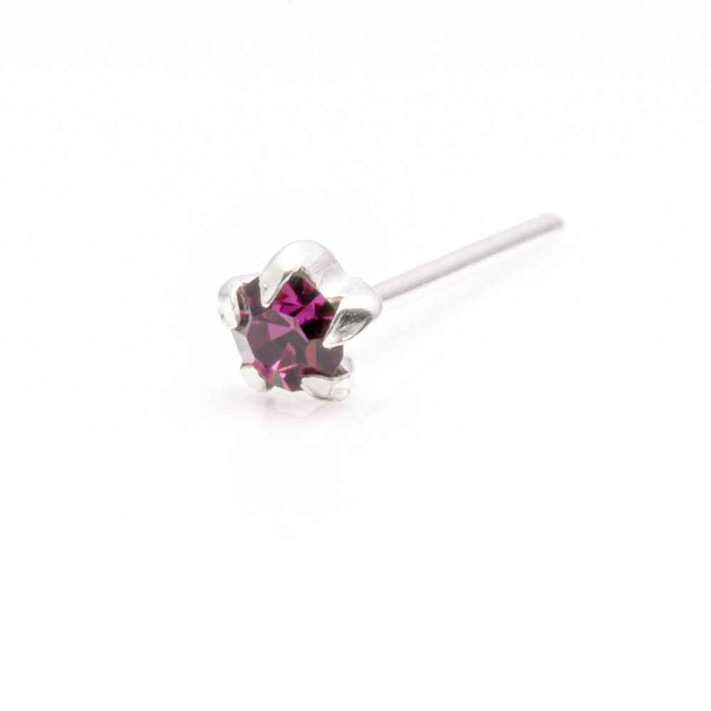 Sterling Silver Star nose stud
