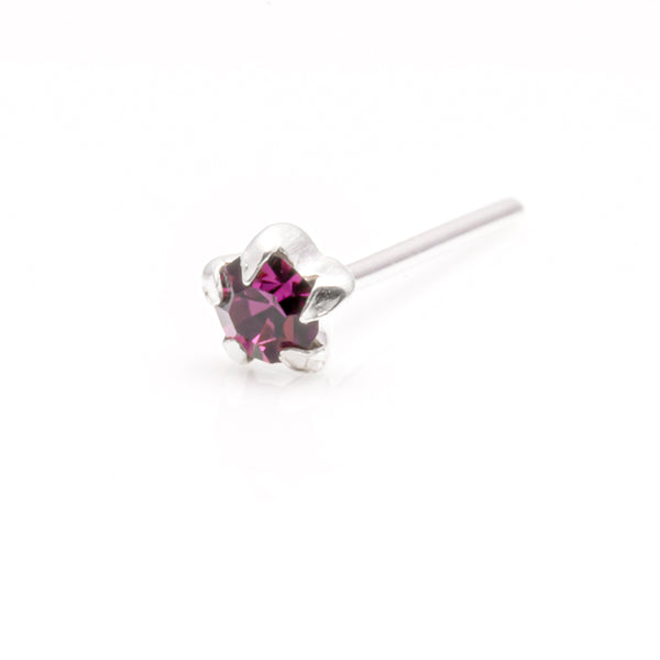 Sterling Silver Star nose stud