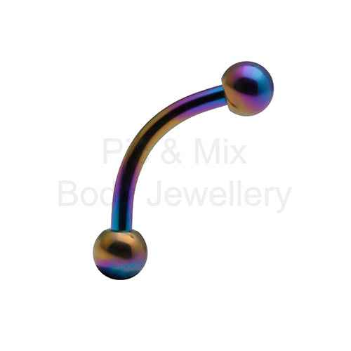 Titanium Curved Barbells - 8mm