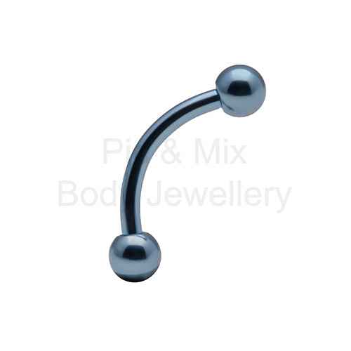 Titanium Curved Barbells - 8mm