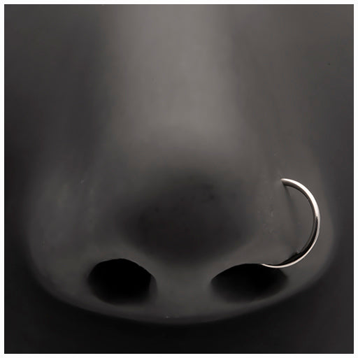 Continuous nose ring 0.8 x 6,7,8,9 or 10mm - Pic&Mix The Body Jewellery Shop