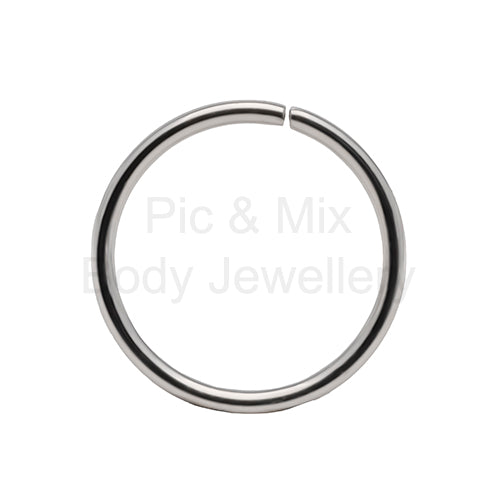 Continuous nose ring 0.8 x 6,7,8,9 or 10mm - Pic&Mix The Body Jewellery Shop