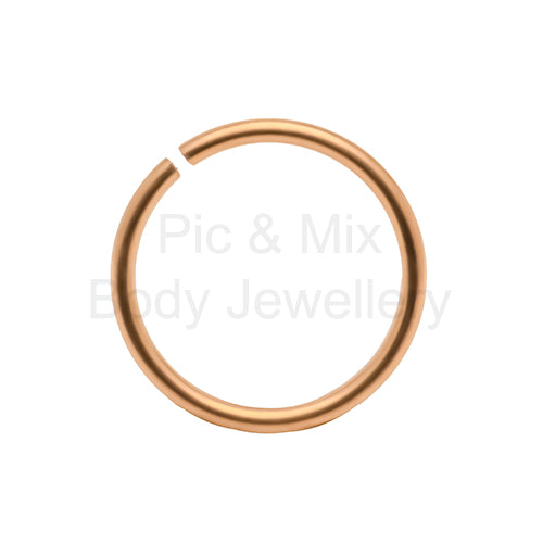 Dark Gold Steel nose ring - Pic&Mix The Body Jewellery Shop