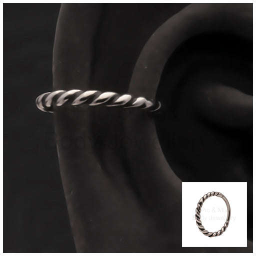 Conch ring twisted rope