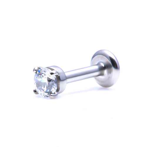 Claw set cz 316L steel labret
