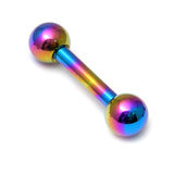 Nipple or tongue Bar Titanium 1.6x16mm Assorted colours - Pic&Mix The Body Jewellery Shop
