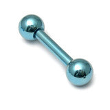 Nipple or tongue Bar Titanium 1.6x16mm Assorted colours - Pic&Mix The Body Jewellery Shop