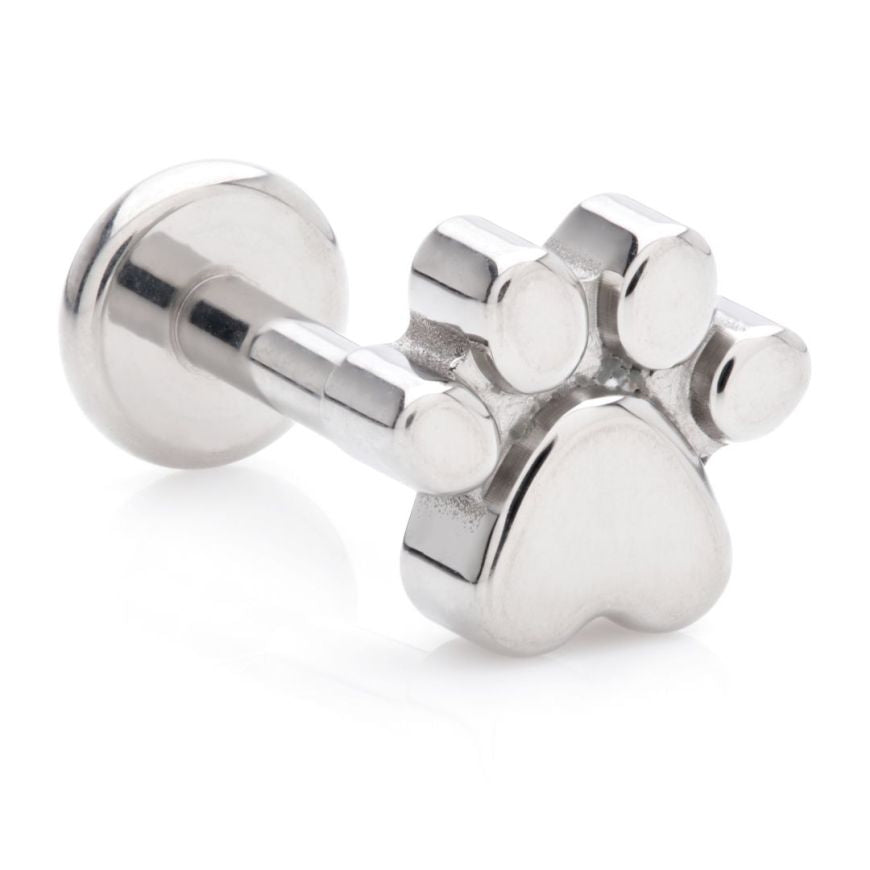 Titanium push fit Labret bar 1.2 x 8mm - Pic&Mix The Body Jewellery Shop