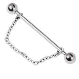 Industrial Bar 1.6x34mm single chain - Pic&Mix The Body Jewellery Shop