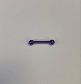 Nipple or tongue Bar Titanium 1.6 Assorted colours - Pic&Mix The Body Jewellery Shop