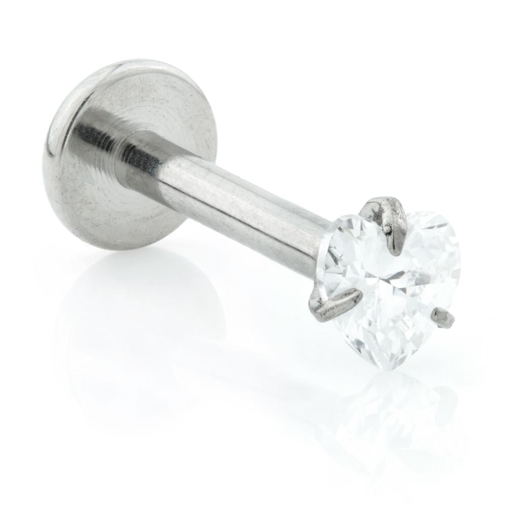 Ti labret - Internal thread HP, Rose or Yellow Hearts or star - Pic&Mix The Body Jewellery Shop